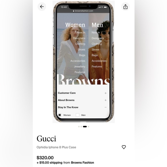 Authentic Gucci iPhone XS MAX phone case - Picture 7 of 16